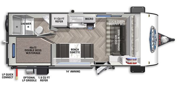 2022 Salem FSX 179DBKX - Image 2